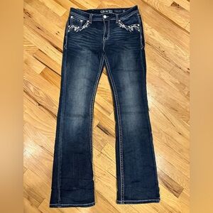 Grace in LA Dark Wash Women's Jeans Size 30